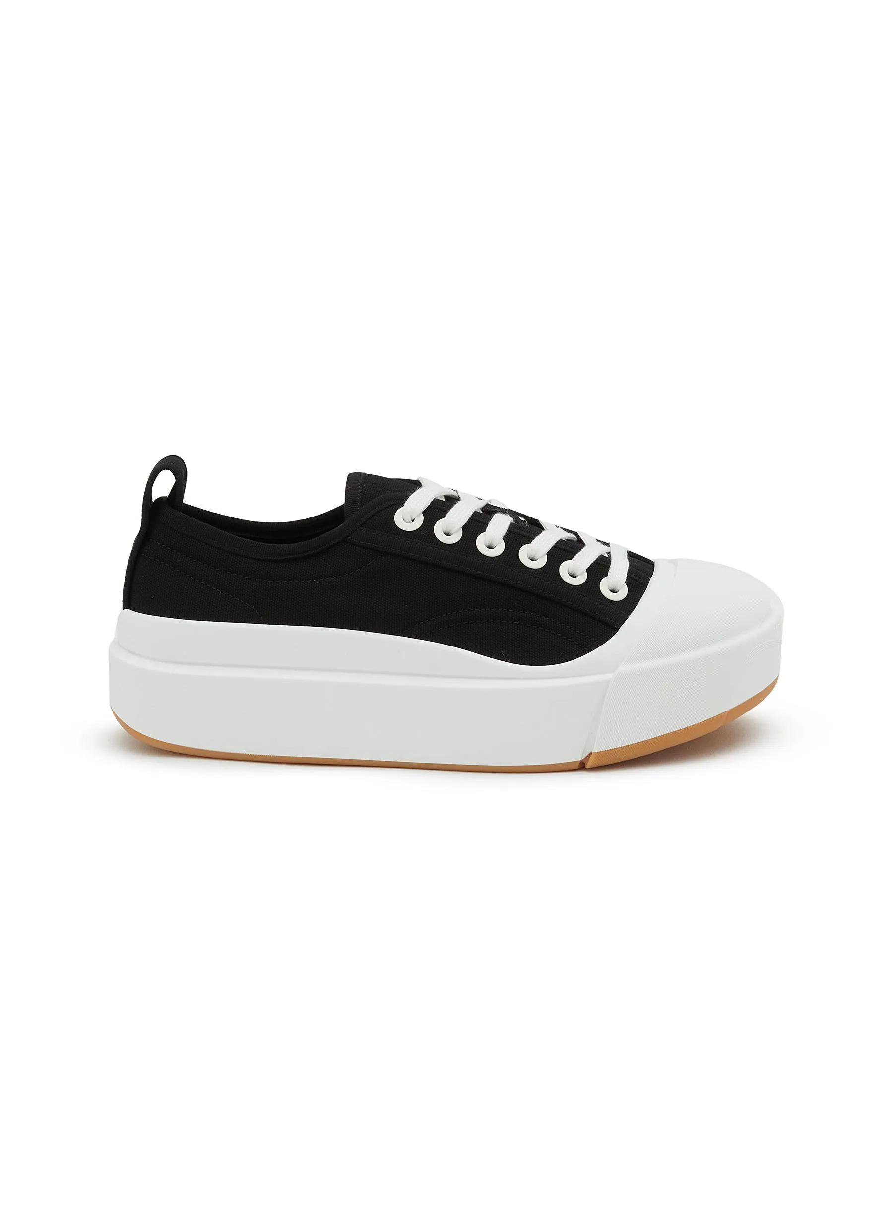 -----------BOTTEGA VENETA ---- ------------BLACK ----Vulcan Low Top Platform Sneakers --