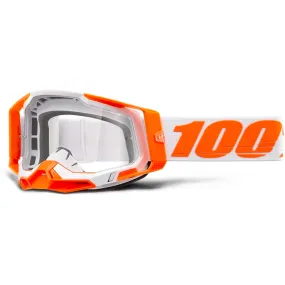 100% - Racecraft 2 Orange Clear Goggles