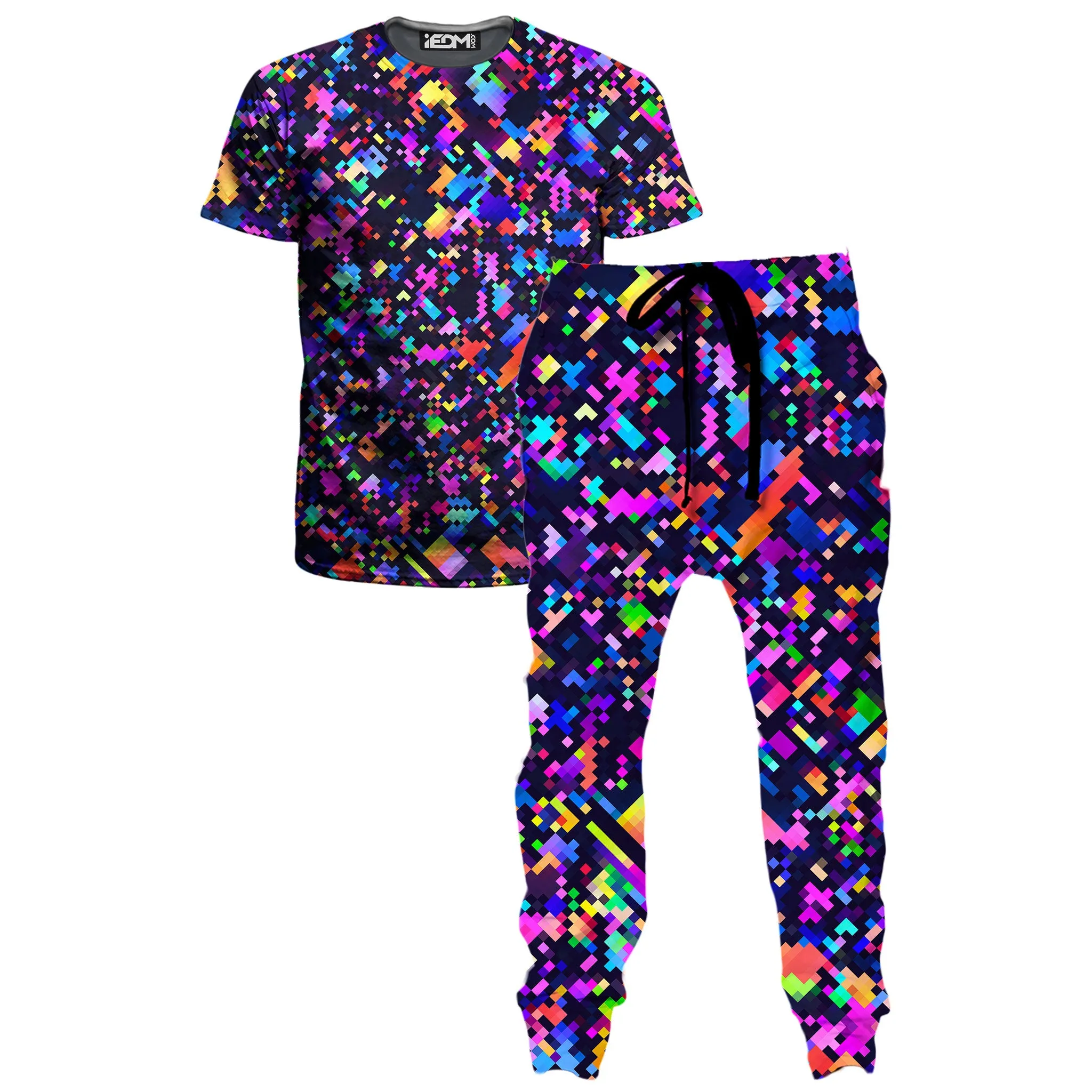 8-Bit Confetti T-Shirt and Joggers Combo