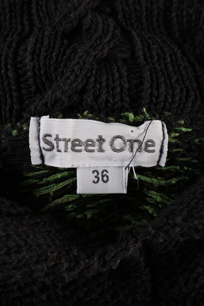 90s Retro Pullover Jumper Street One Multi M - Pepper Tree London