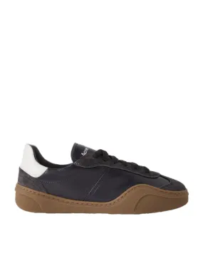 Acne Studios Bars Leather & Suede Sneakers Anthracite/Grey | Luxury and style at your fingertips