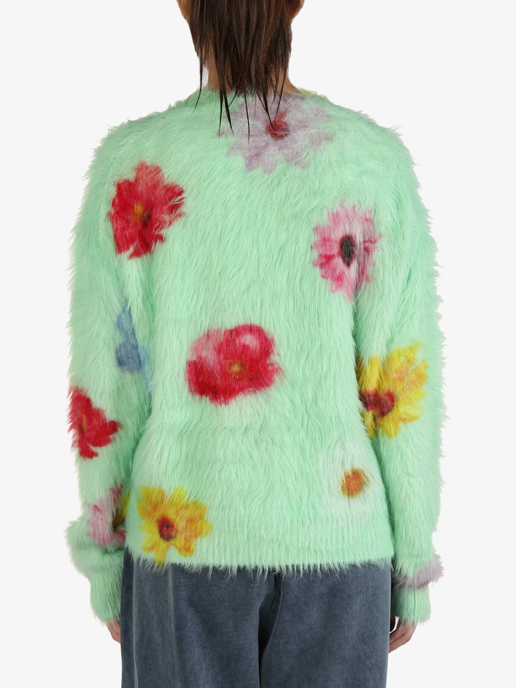 ACNE STUDIOS - Women Printed Fluffy Jumper