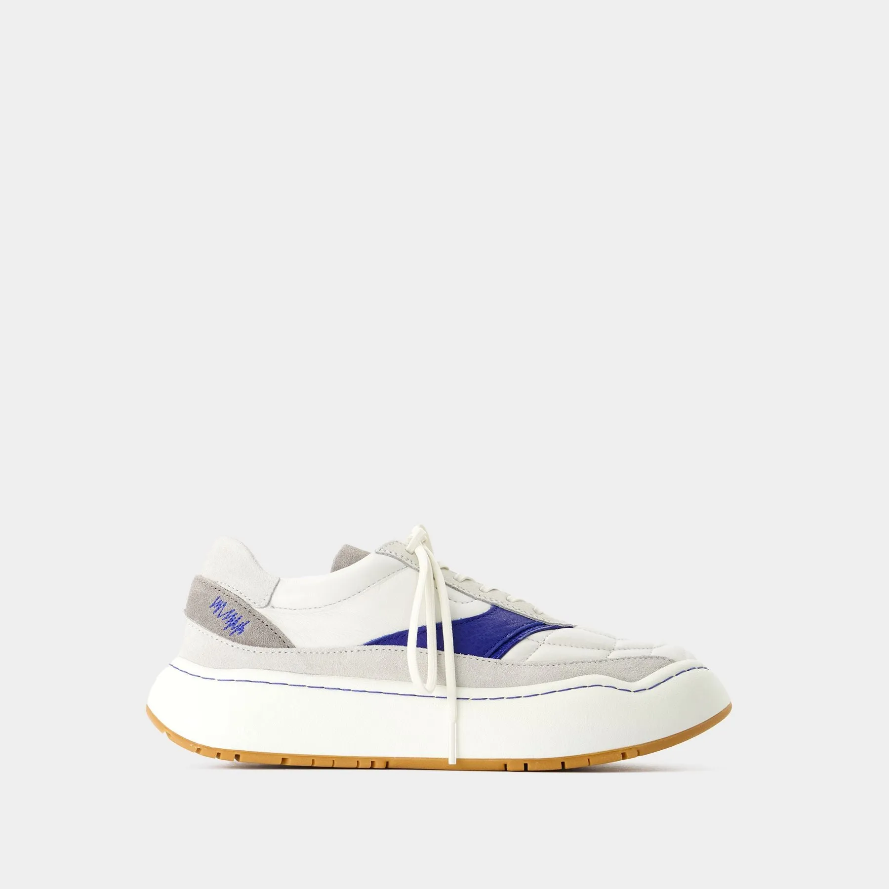 Ader Error  Log; BAUS Sneakers - Ader Error - Leather - White