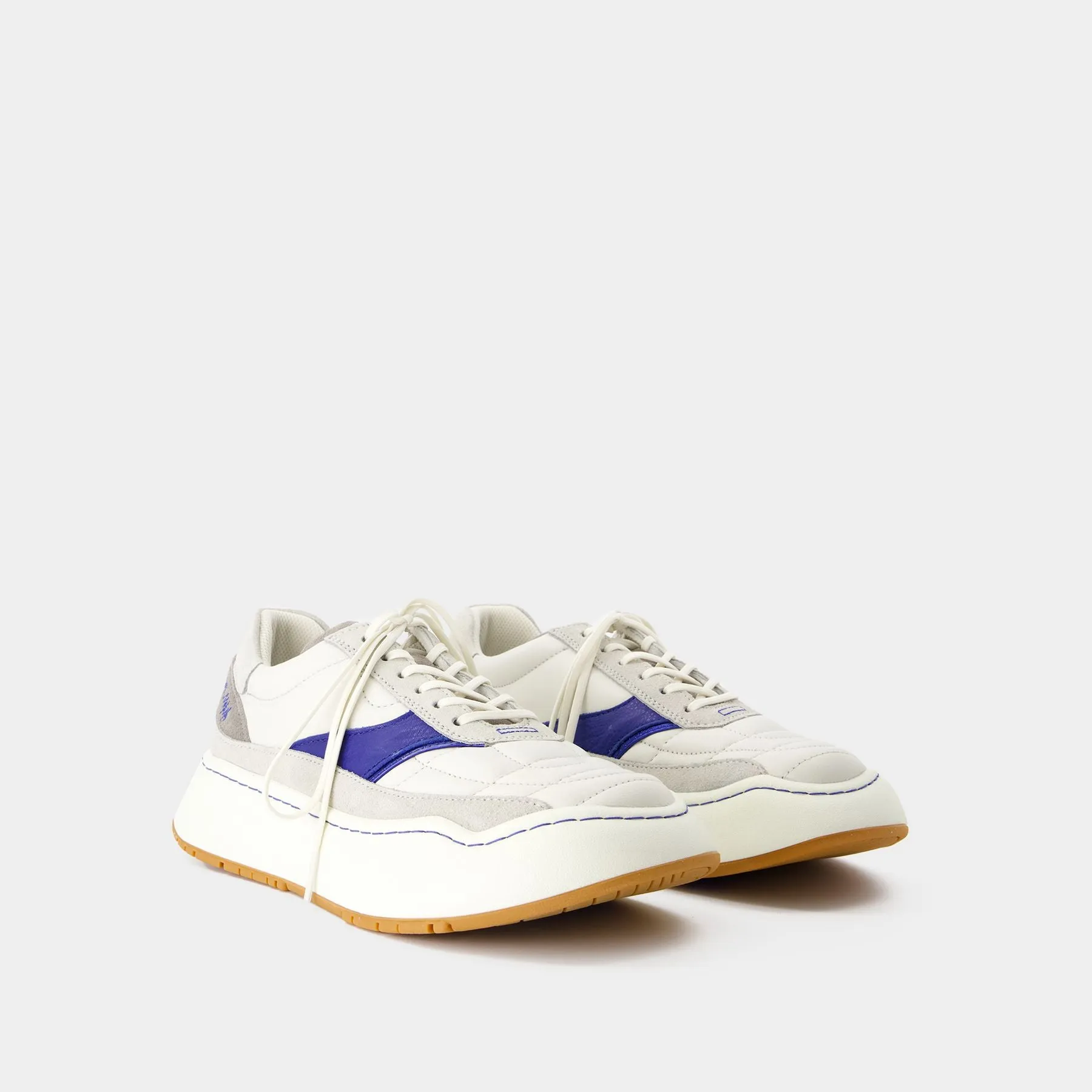 Ader Error  Log; BAUS Sneakers - Ader Error - Leather - White