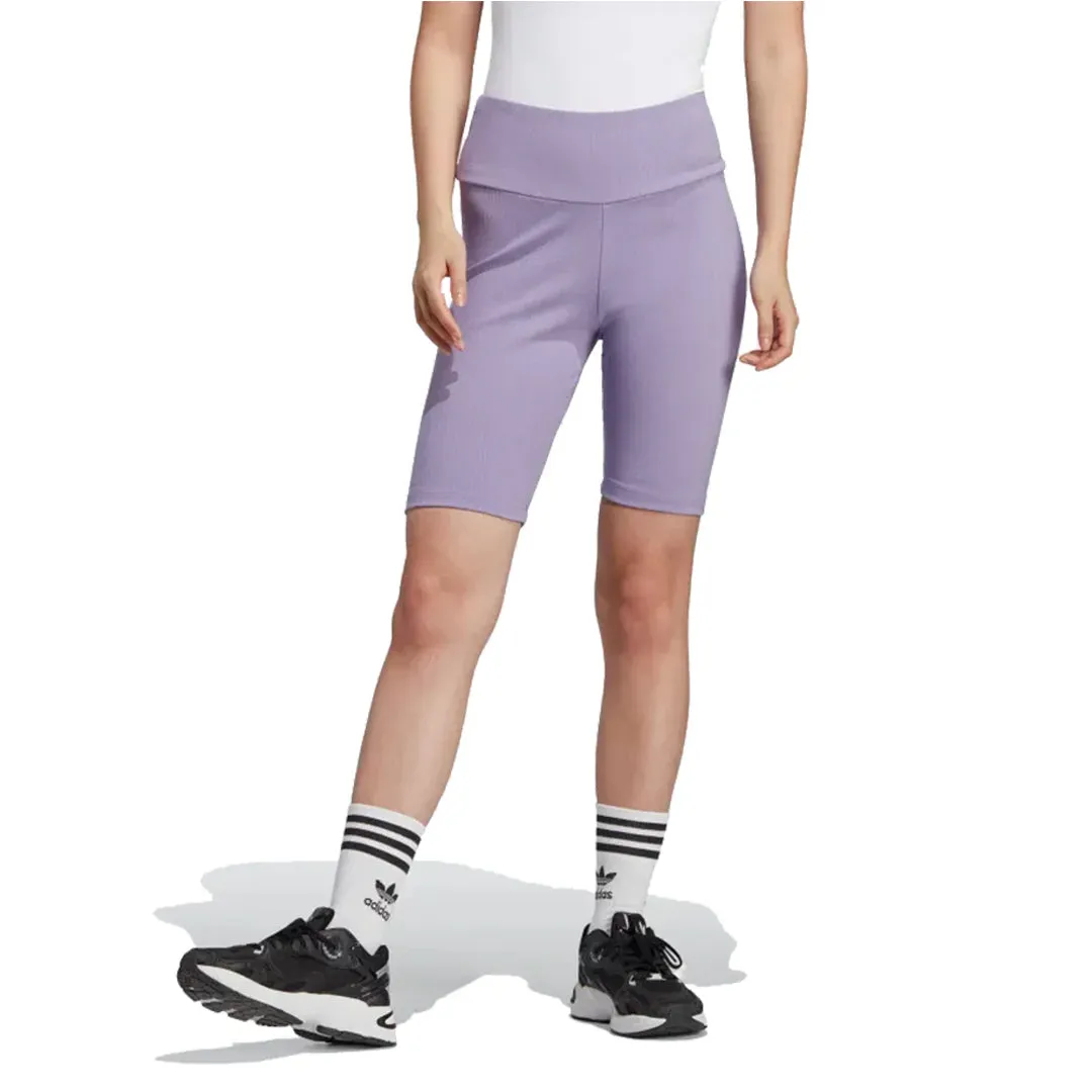 ADIDAS ADICOLOR ESSENTIALS SHORT LEGGINGS PURPLE