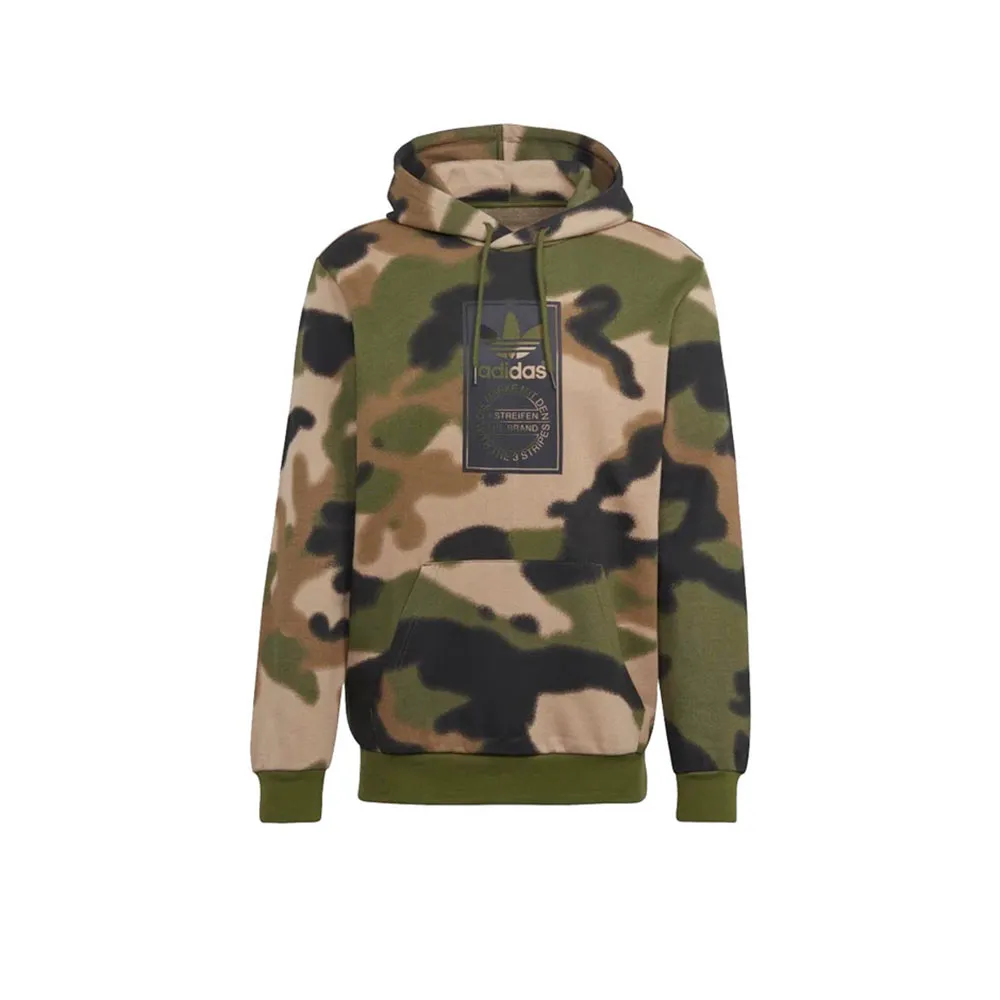 Adidas Camo Aop Hoodie Wild Pine/Multicolor/Black GN1879