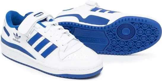 Adidas Kids Forum low touch-strap trainers Blue