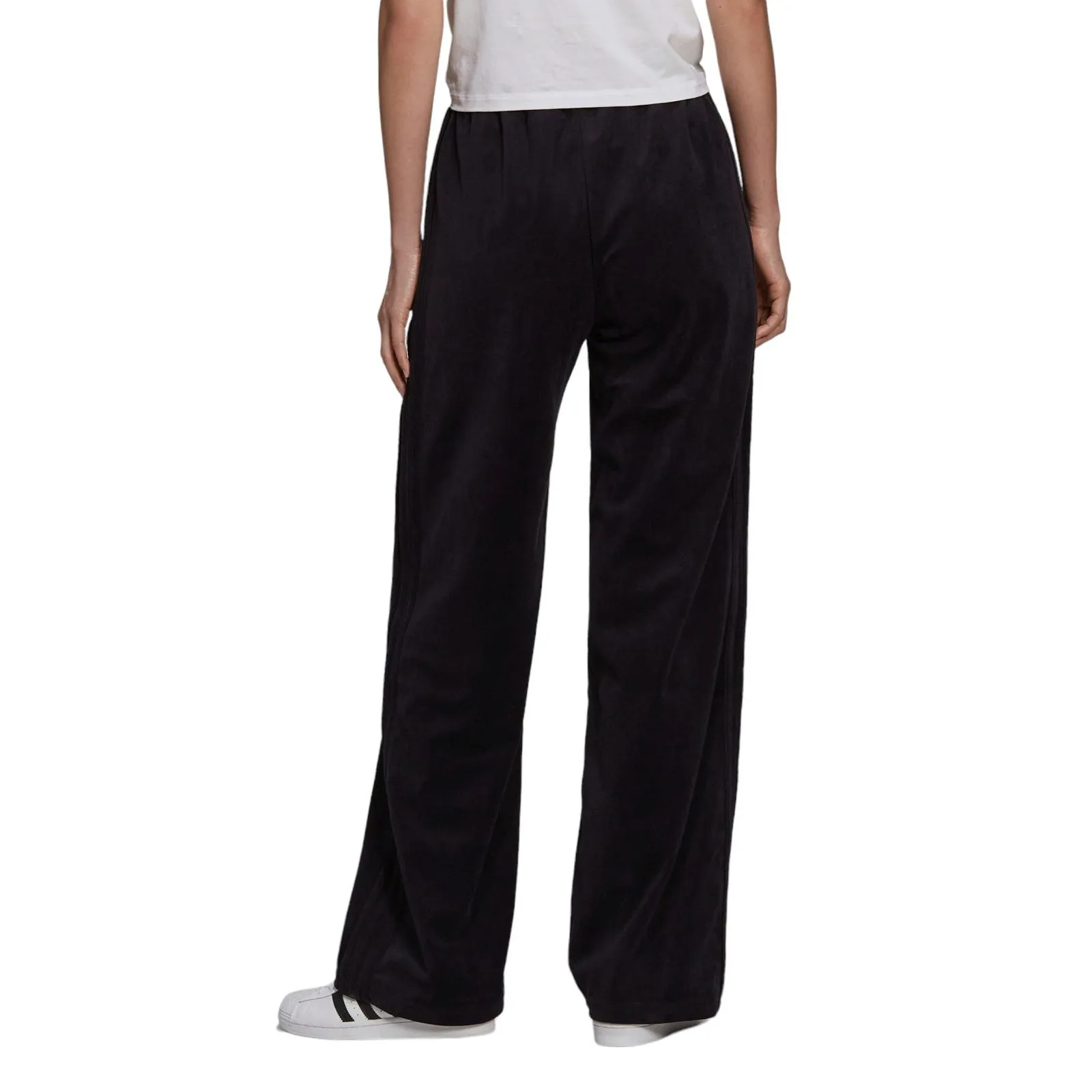 adidas Originals Womens Adicolor Velour Joggers - Black