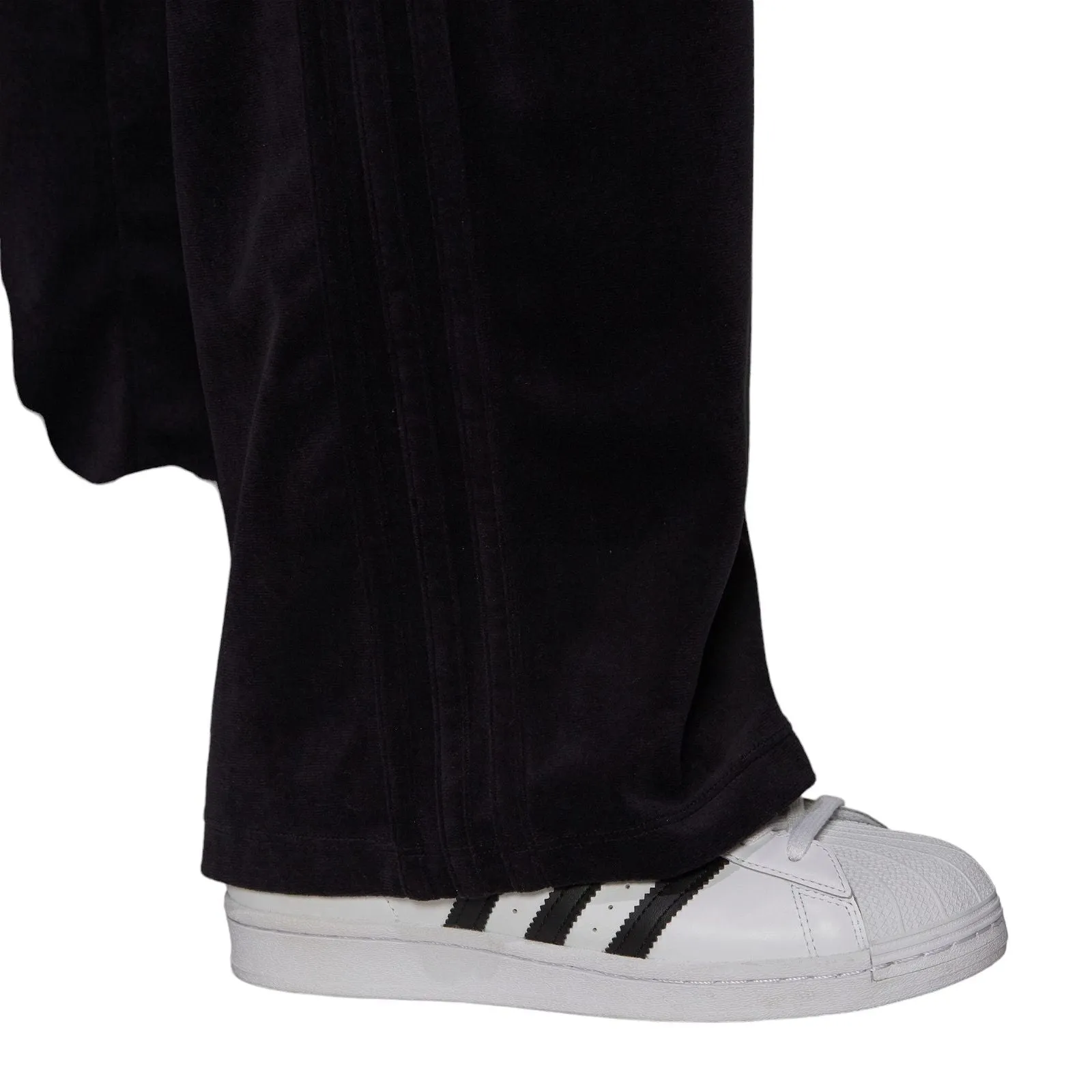 adidas Originals Womens Adicolor Velour Joggers - Black