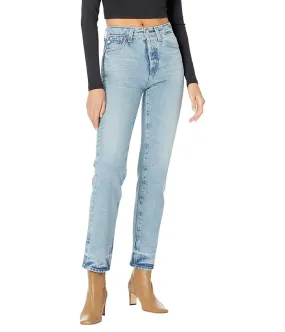 AG Jeans Alexxis Vintage High-Rise Straight in 17 Years West Lake