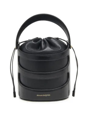 Alexander McQueen    Alexander Mc Queen The Rise Leather Bucket Bag