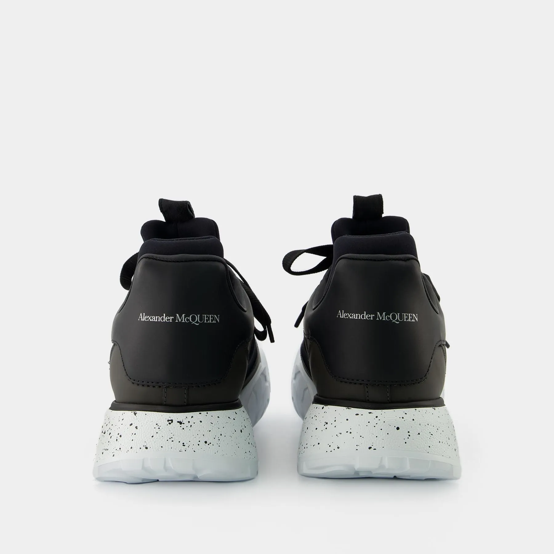 Alexander McQueen  Court Sneakers - Alexander Mcqueen - Black/White - Leather