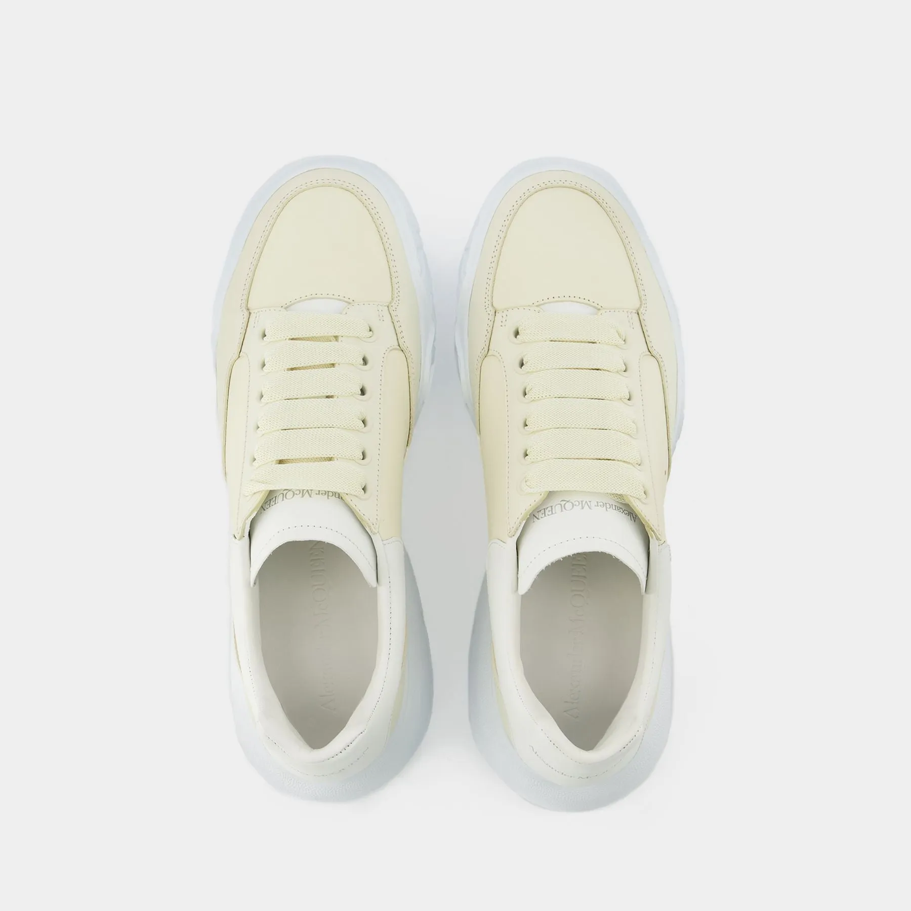 Alexander McQueen  Court Sneakers - Alexander Mcqueen - Cream/White - Leather