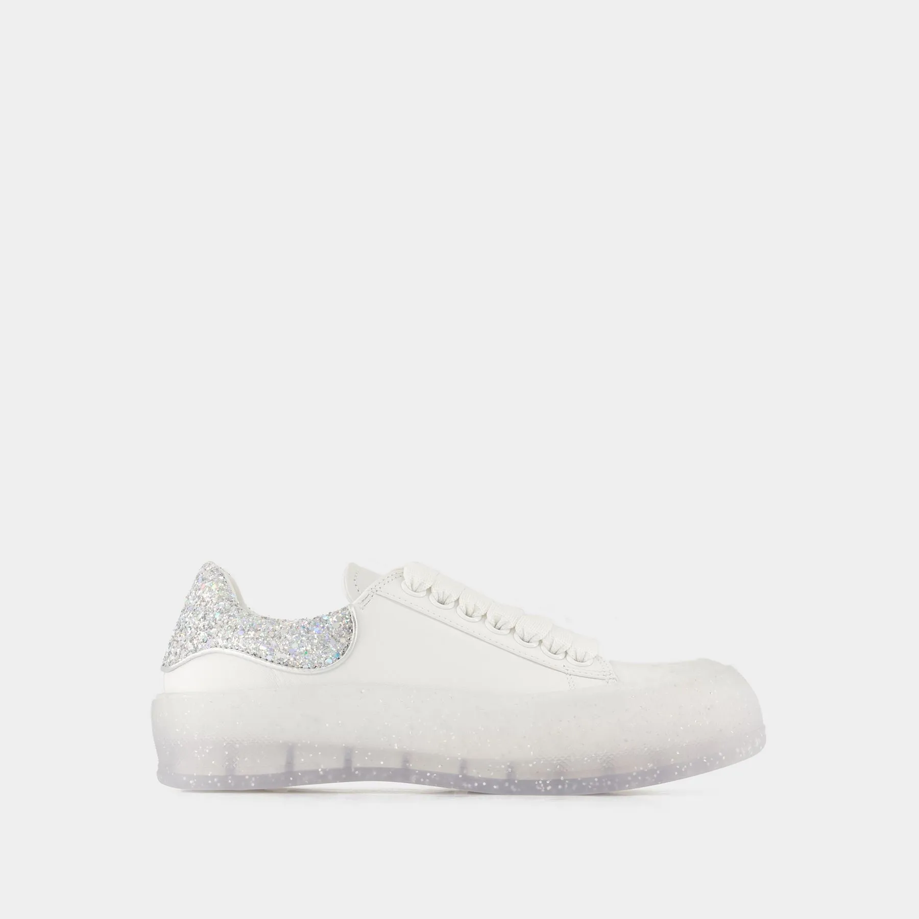 Alexander McQueen  Deck Plimsoll Sneakers - Alexander McQueen - Leather - White