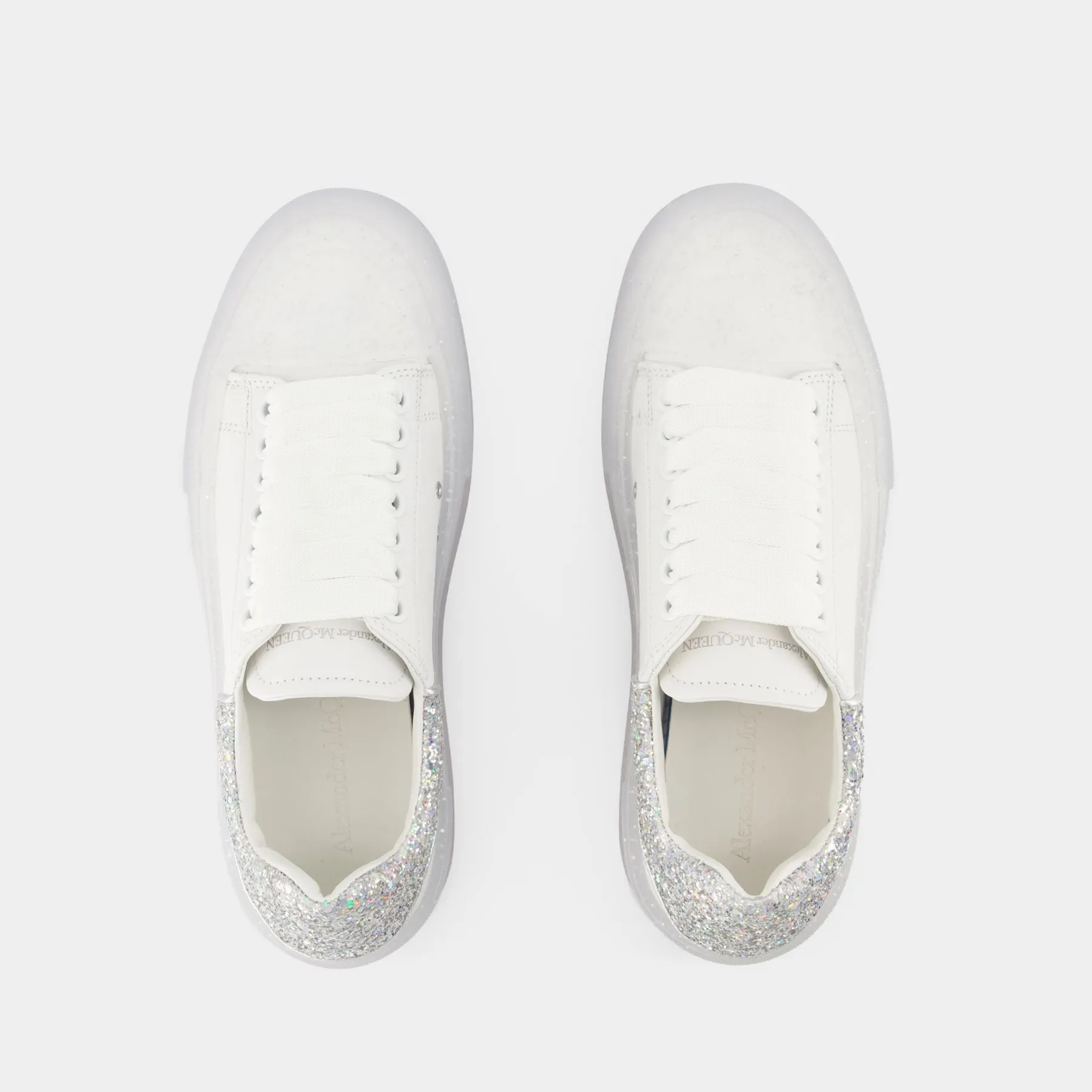 Alexander McQueen  Deck Plimsoll Sneakers - Alexander McQueen - Leather - White