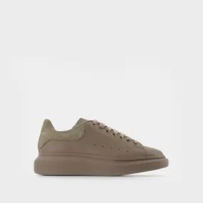 Alexander McQueen  Oversized  Sneakers - Alexander Mcqueen - Pewter - Leather