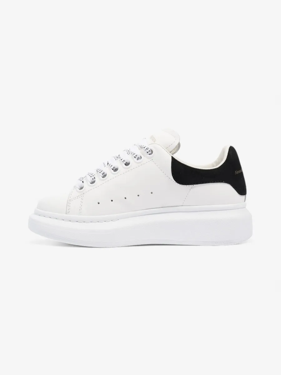 Alexander McQueen Oversized Sneakers White / Black Leather EU 34.5 UK 1.5