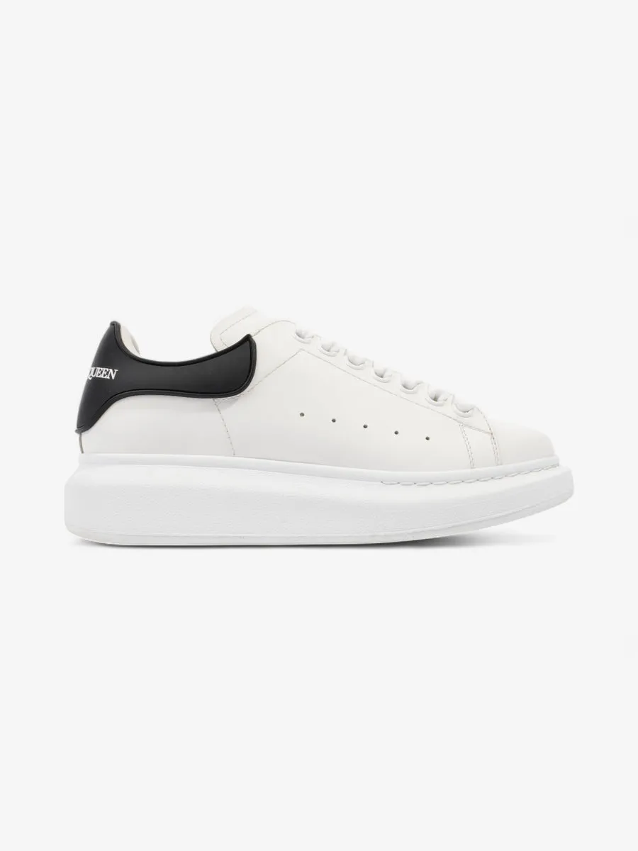 Alexander McQueen Oversized Sneakers White / Black Leather EU 37 UK 4