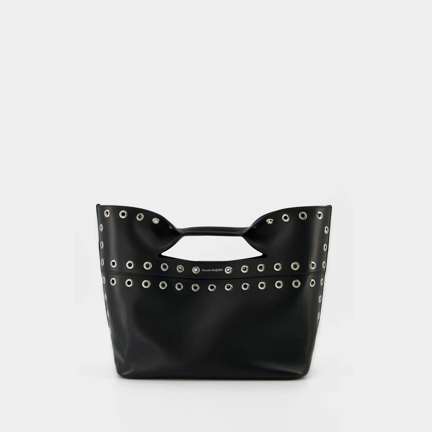 Alexander McQueen  The Bow Small Bag - Alexander Mcqueen - Black - Leather