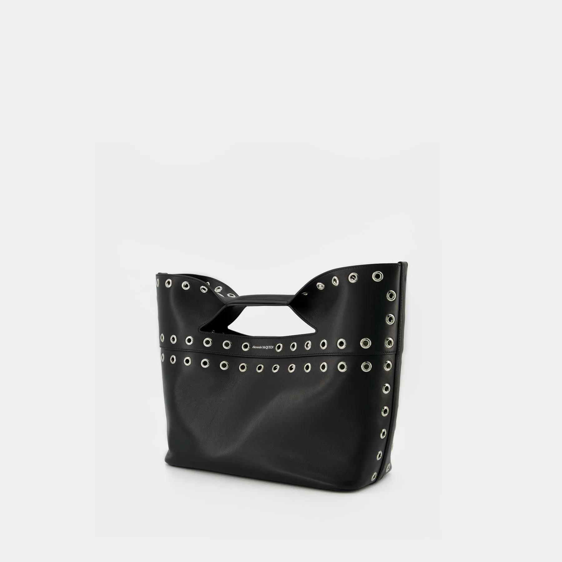 Alexander McQueen  The Bow Small Bag - Alexander Mcqueen - Black - Leather