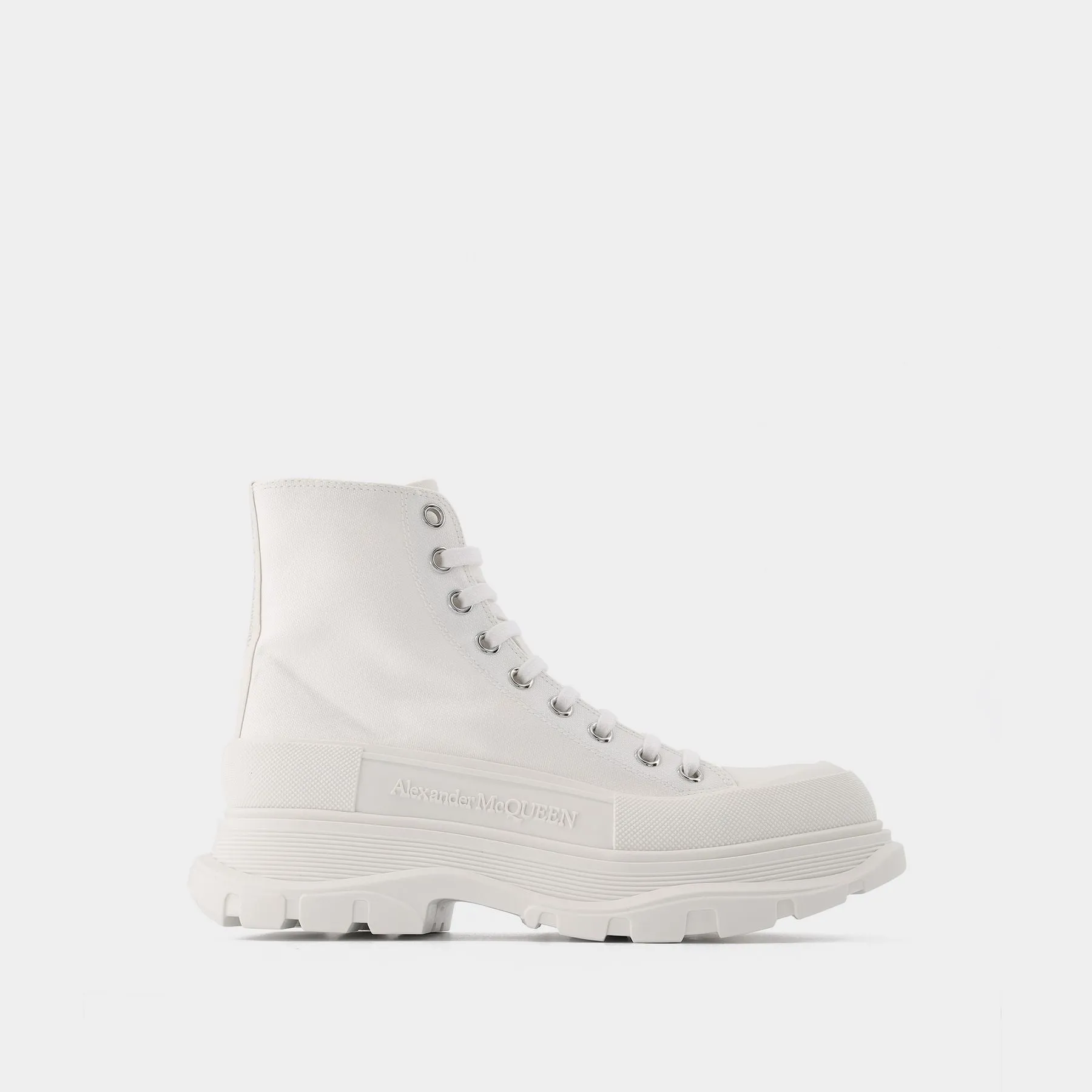 Alexander McQueen  Tread Slick Sneakers - Alexander Mcqueen - White - Leather