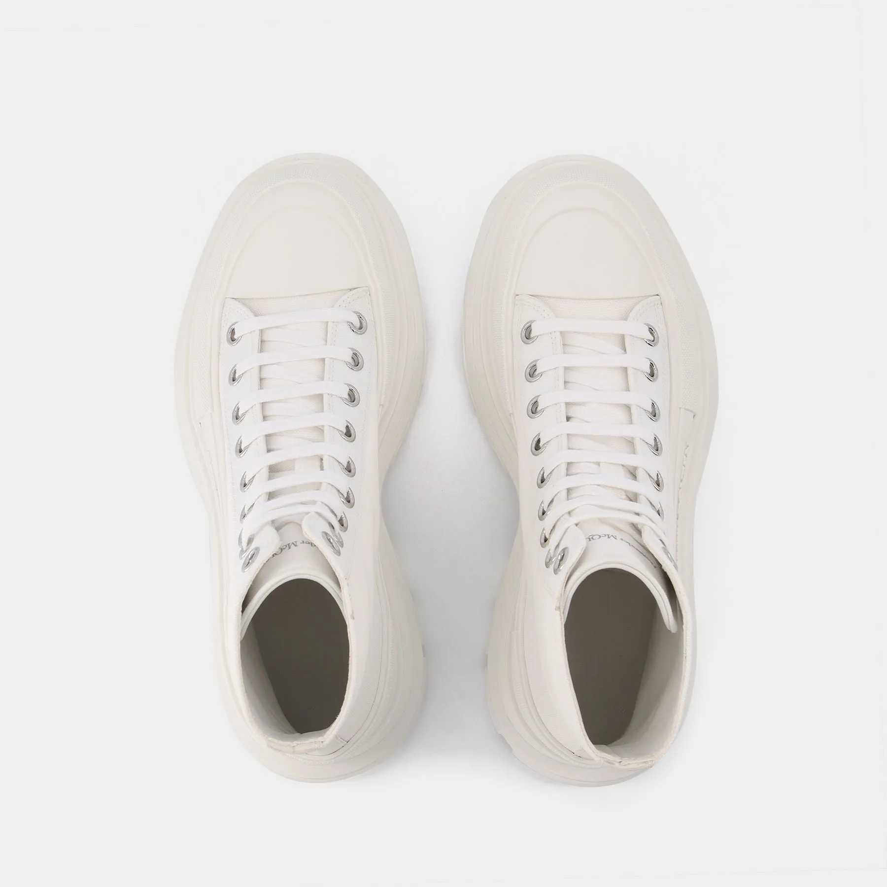 Alexander McQueen  Tread Slick Sneakers - Alexander Mcqueen - White - Leather