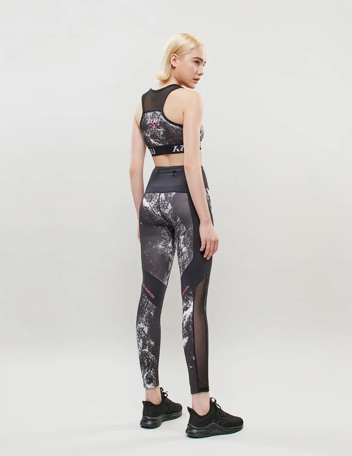 Allover Print High Rise Leggings