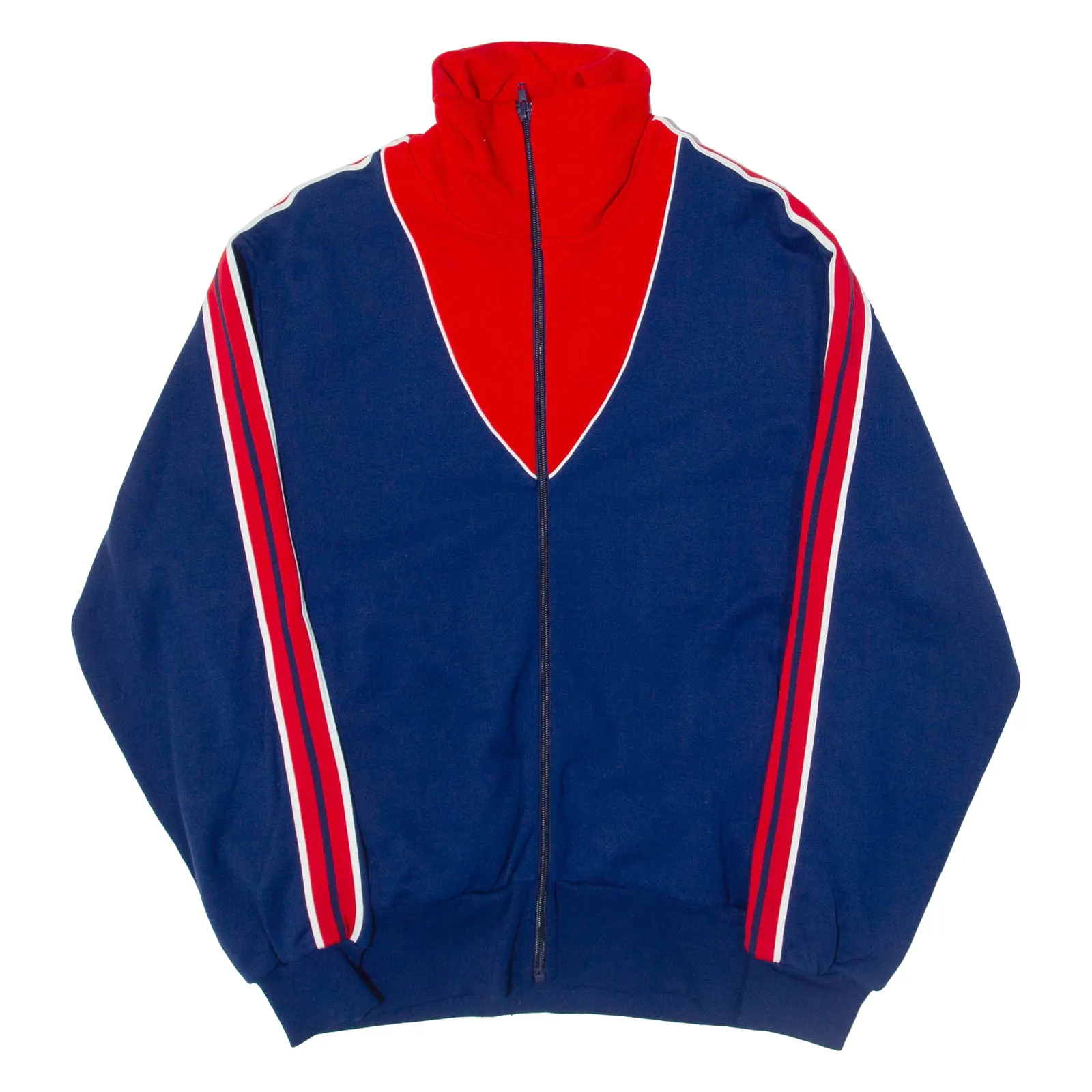 ALPIN Mens Track Jacket Blue Colourblock L