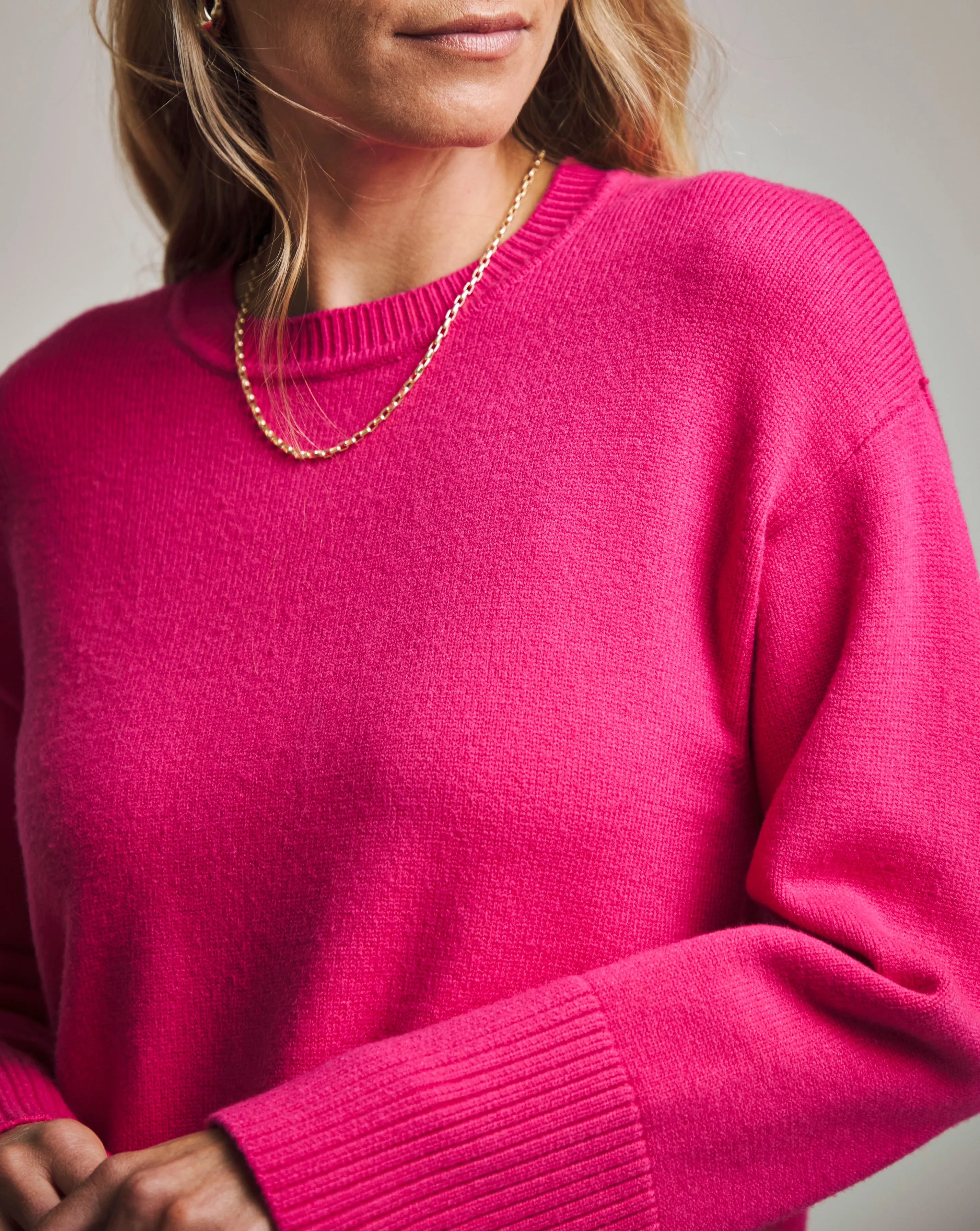 Anthology Pink Crew Neck Jumper