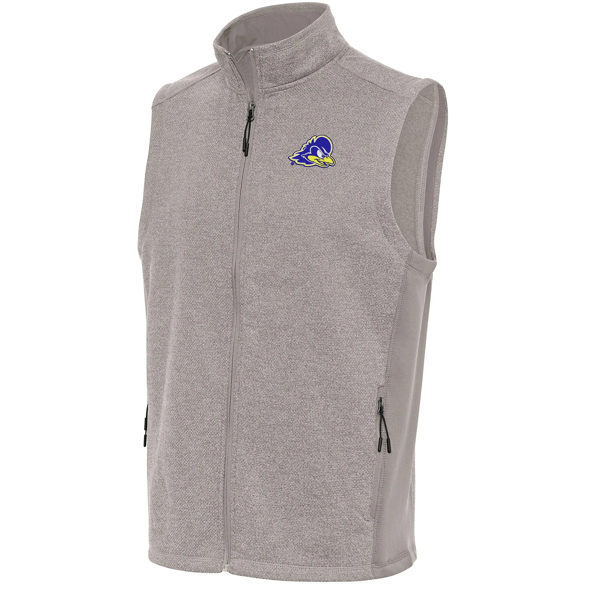 Antigua  Delaware Fightin' Blue Hens Oatmeal Course Full-Zip Vest