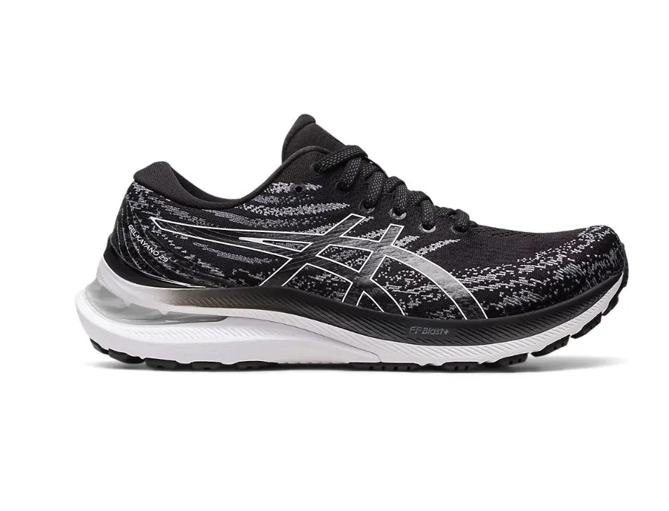 Asics Women's Gel-Kayano 29 Black/White Wide 1012B297002