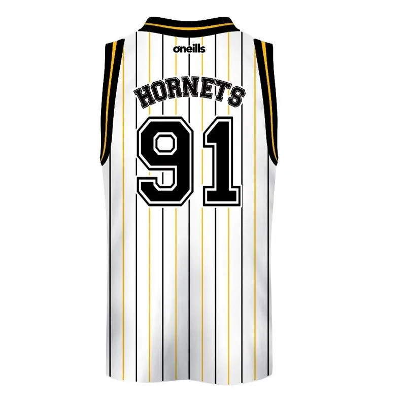 Aspatria Hornets RL Kids' Basketball Vest (White)