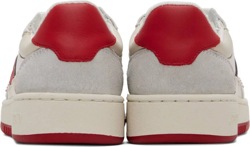 Axel Arigato White & Red A Dice Lo Sneakers