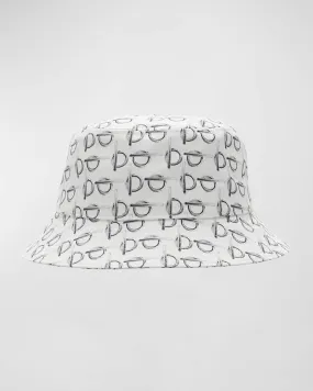 B-Buckle Print Bucket Hat