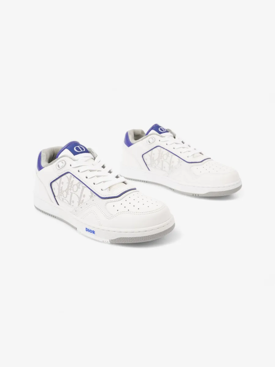 B27 Low Top Sneakers  White / Blue Leather EU 40 UK 6