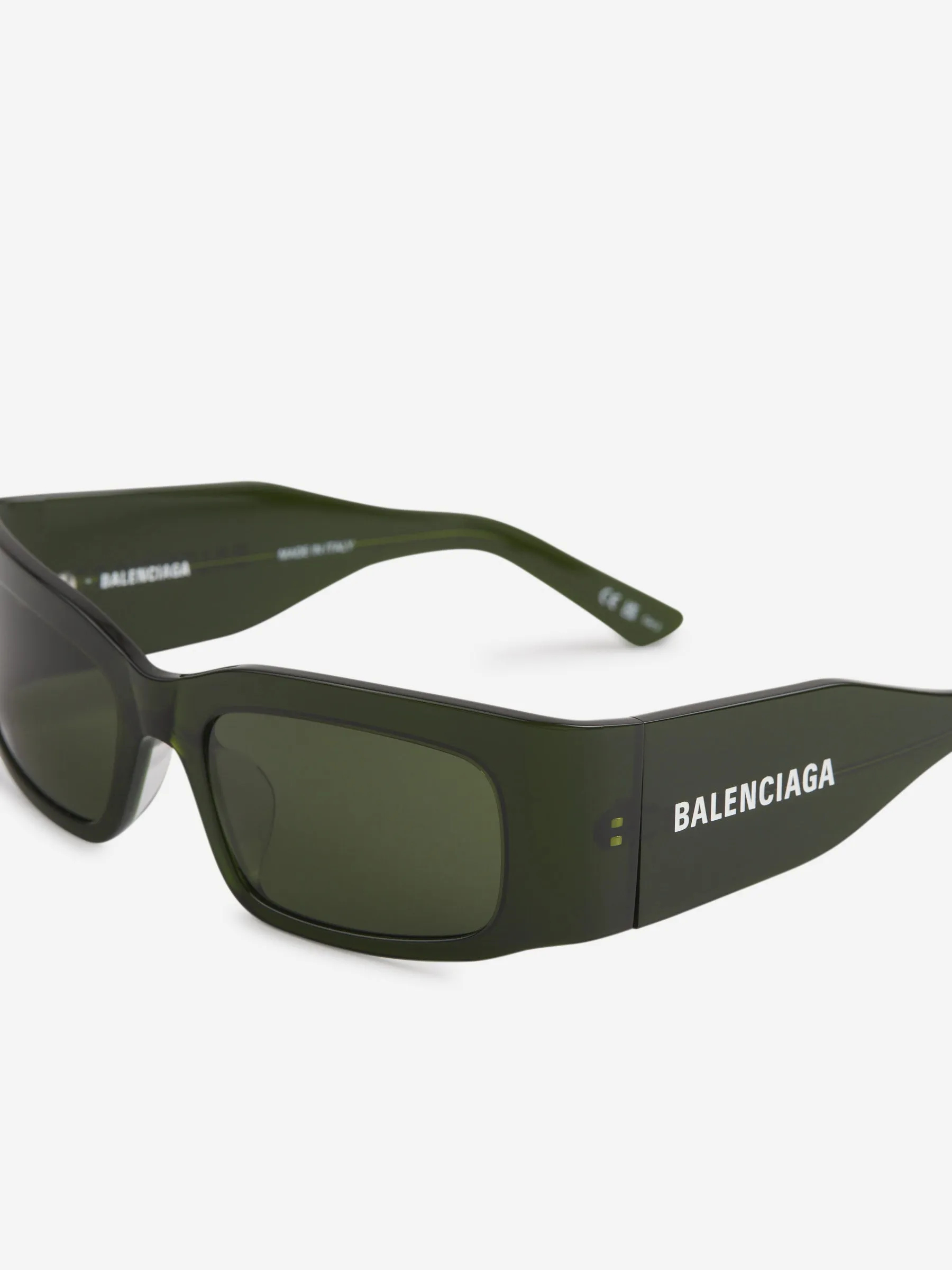 Balenciaga Rectangular Logo Sunglasses 