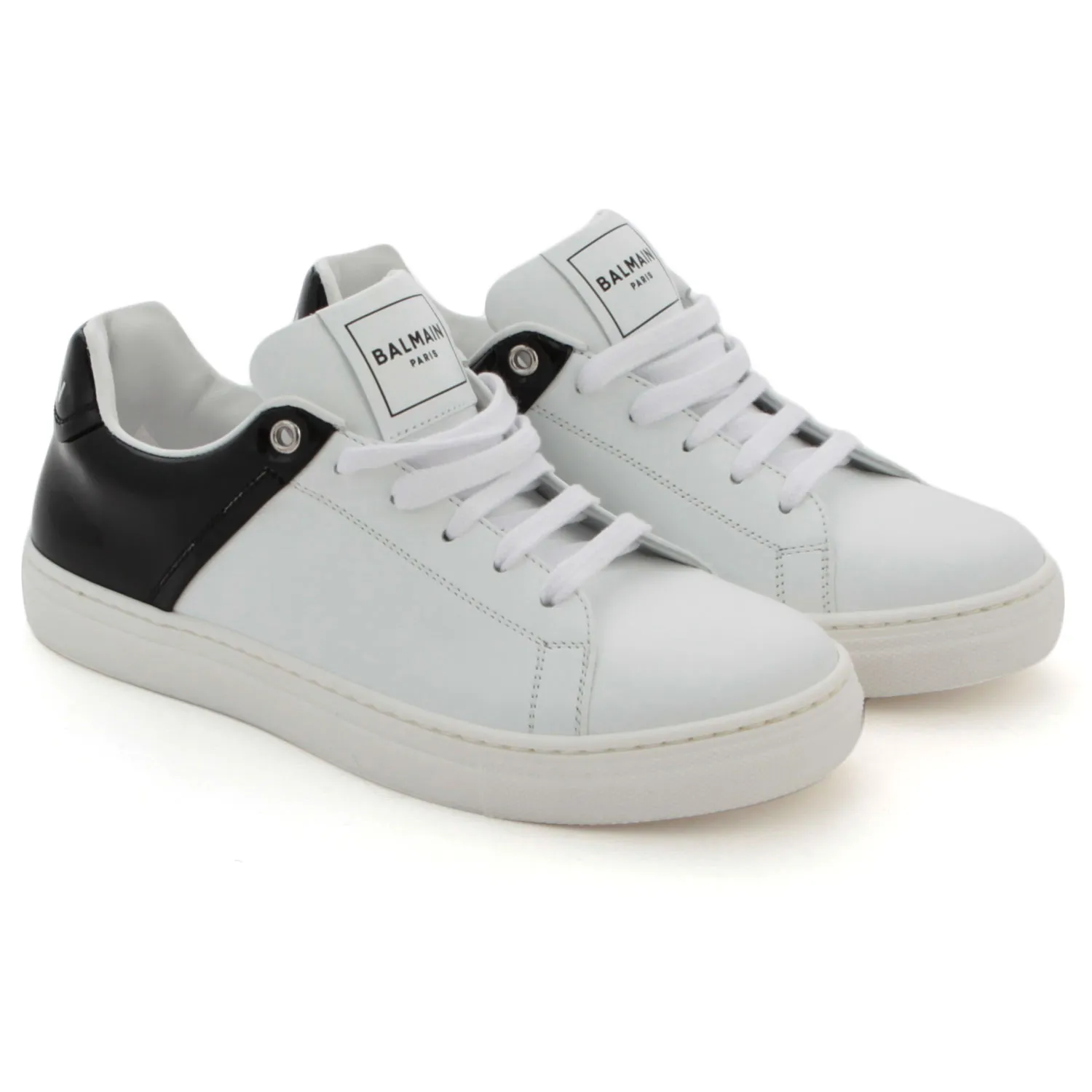 Balmain White Sneakers For Girls