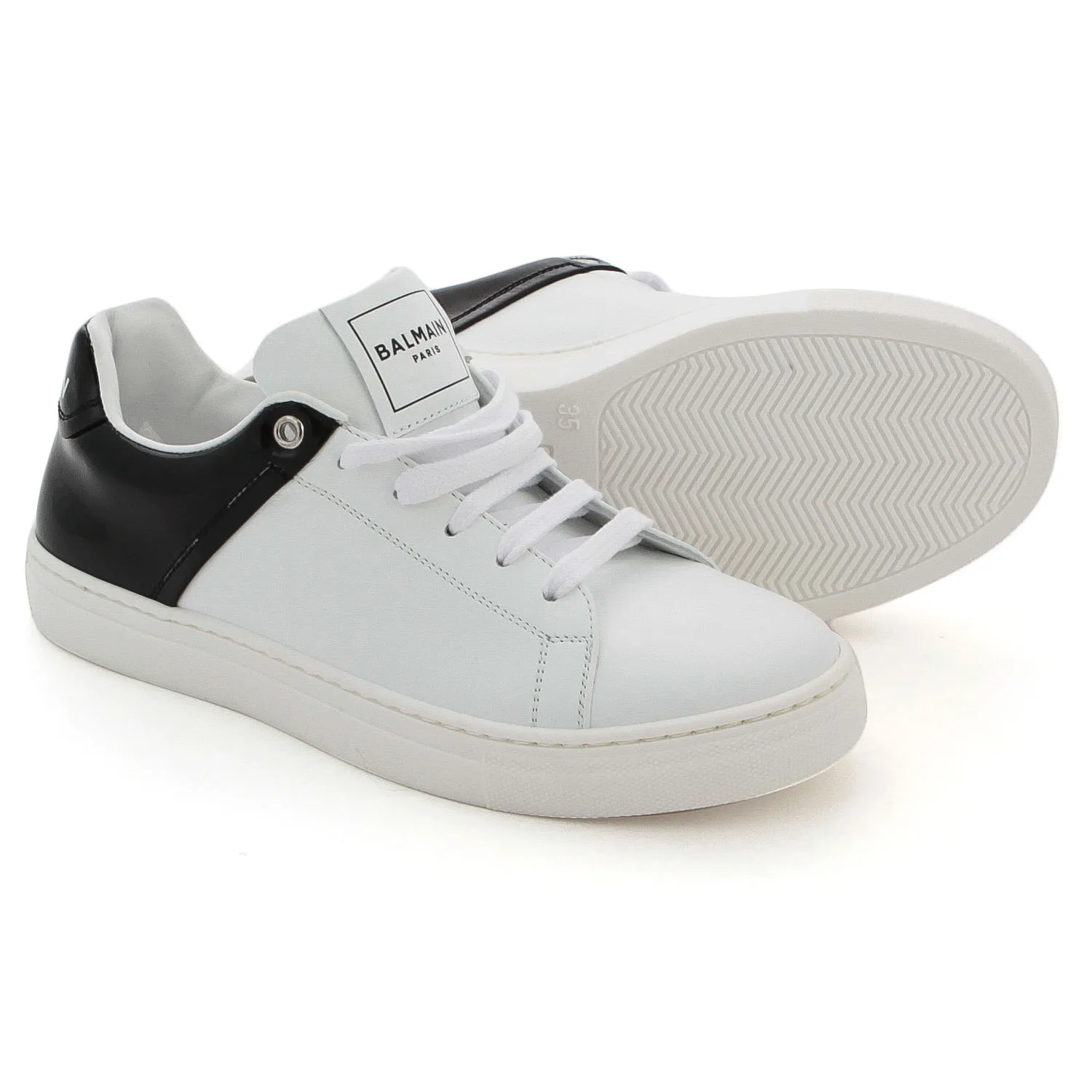 Balmain White Sneakers For Girls