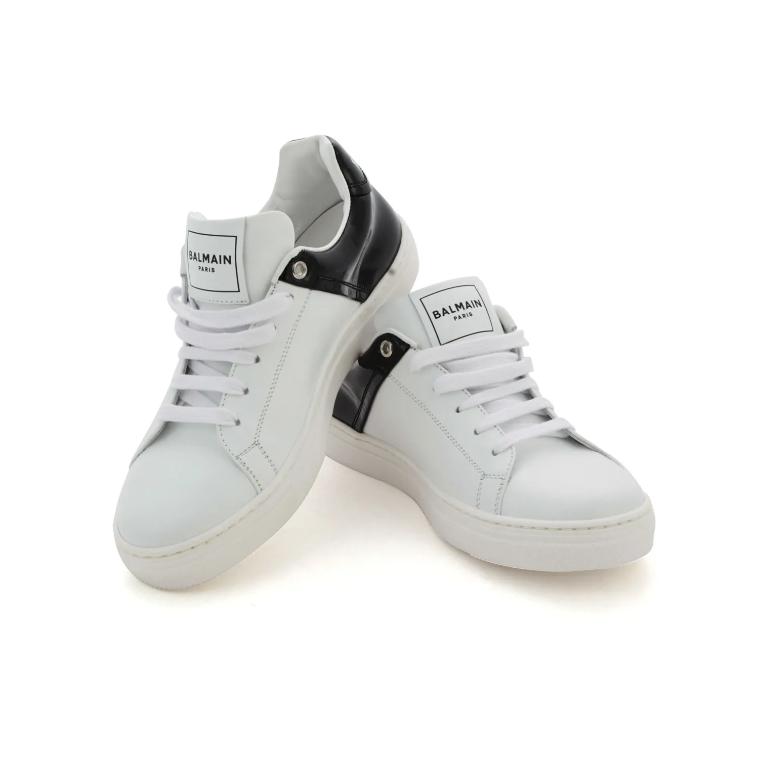 Balmain White Sneakers For Girls