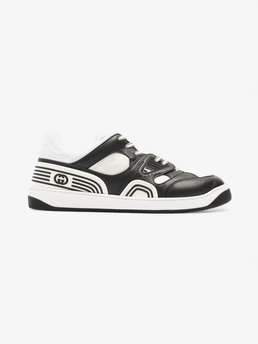 Basket Low-top Sneakers White / Black Leather EU 44 UK 10