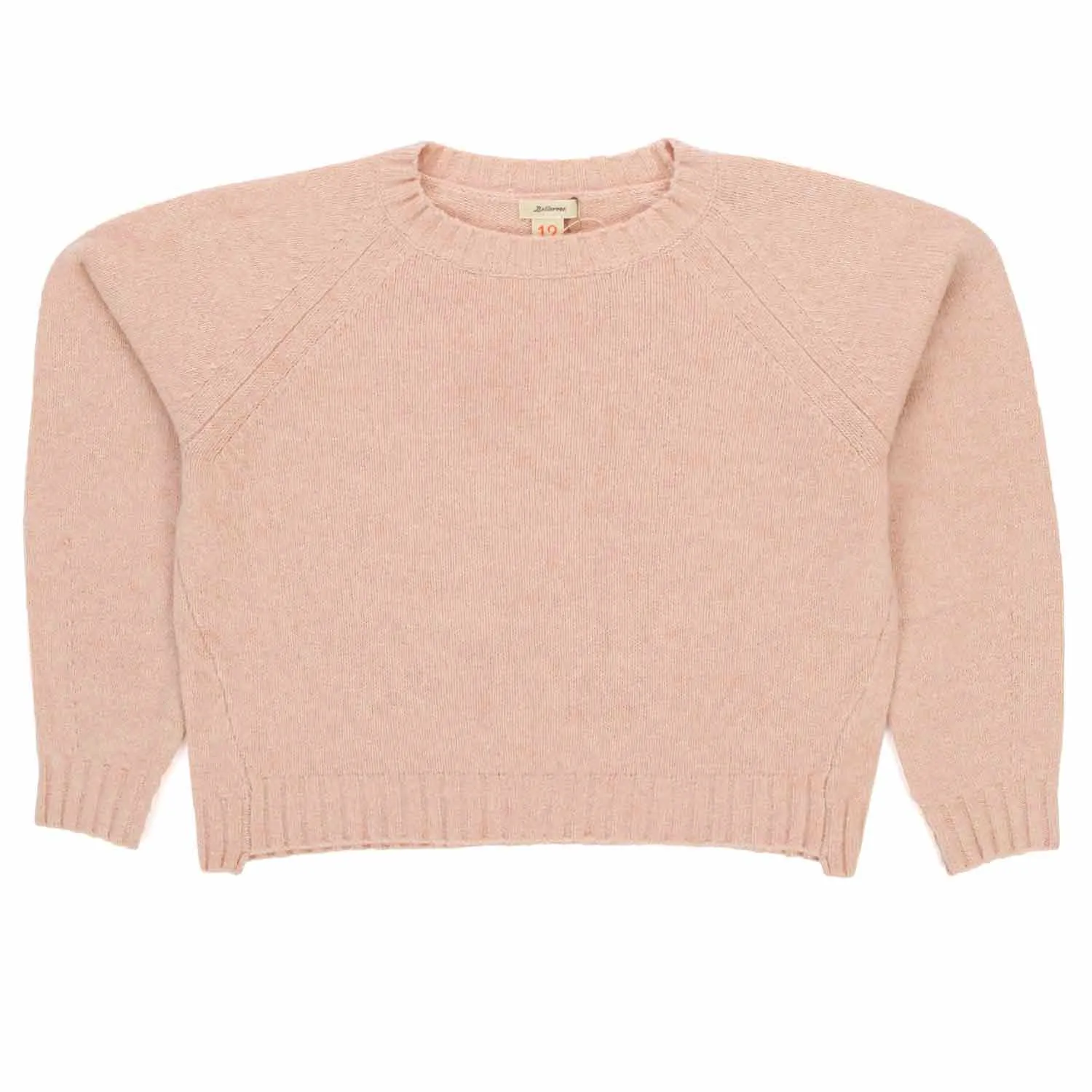 Bellerose Antique Pink Wool Pullover For Girl And Teen