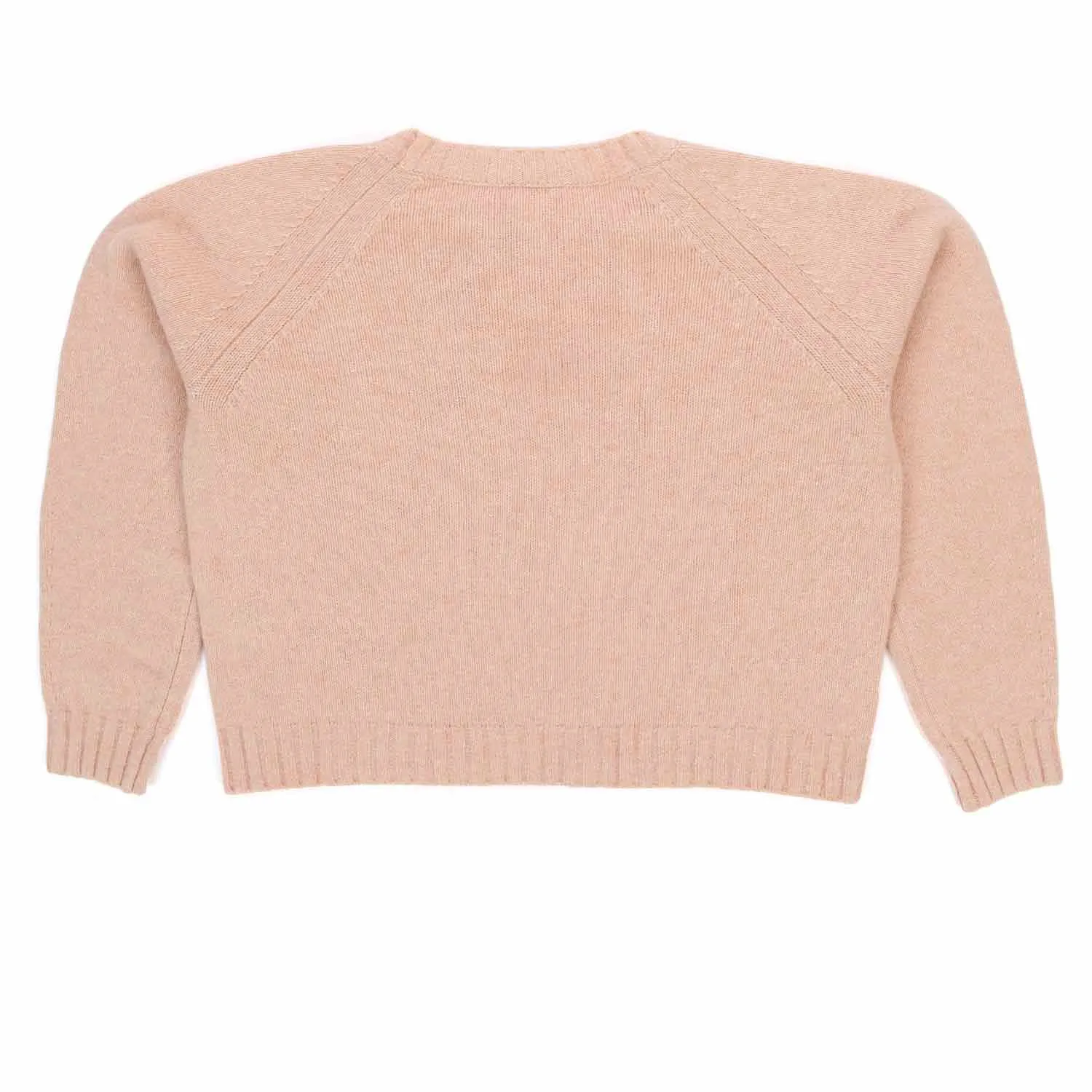 Bellerose Antique Pink Wool Pullover For Girl And Teen