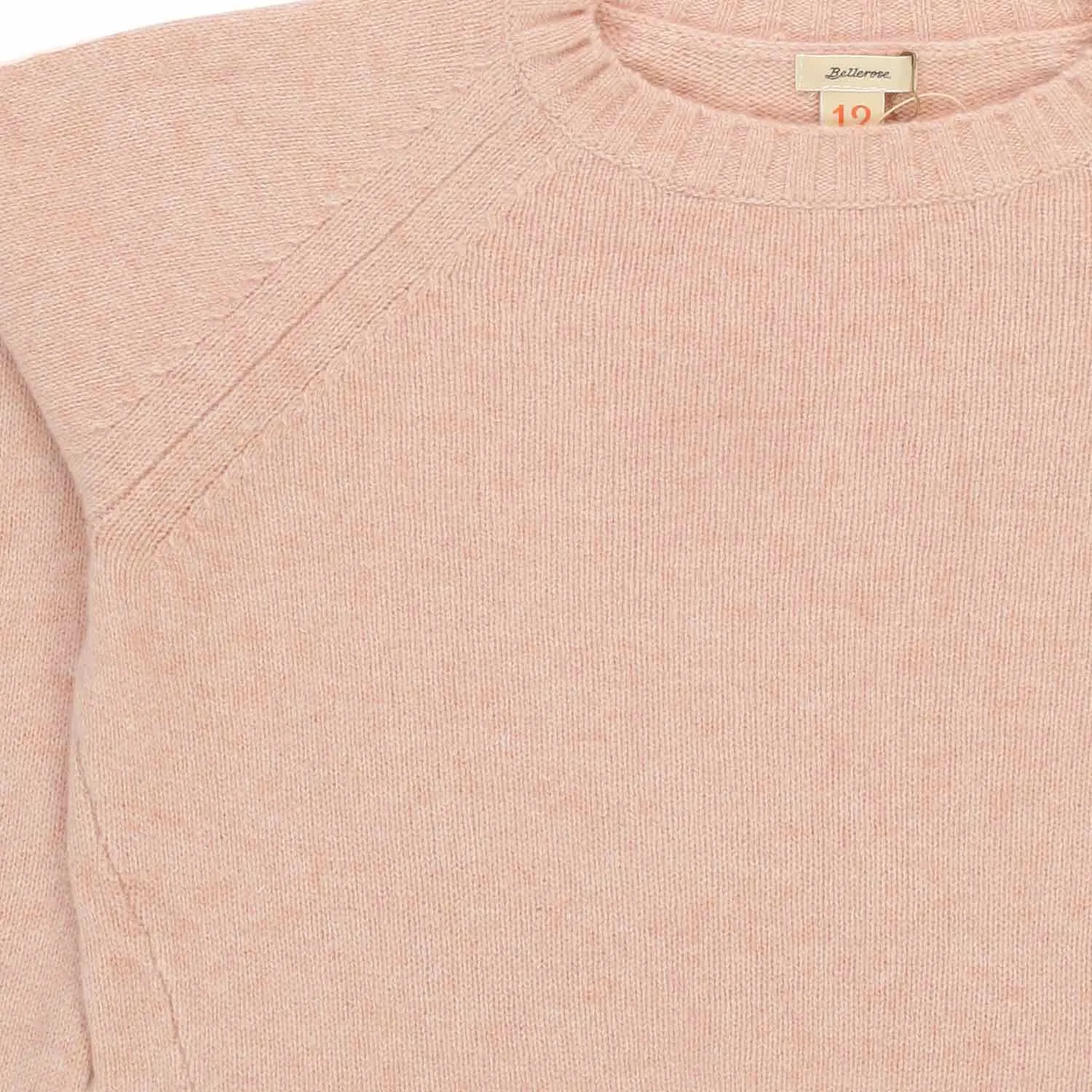 Bellerose Antique Pink Wool Pullover For Girl And Teen