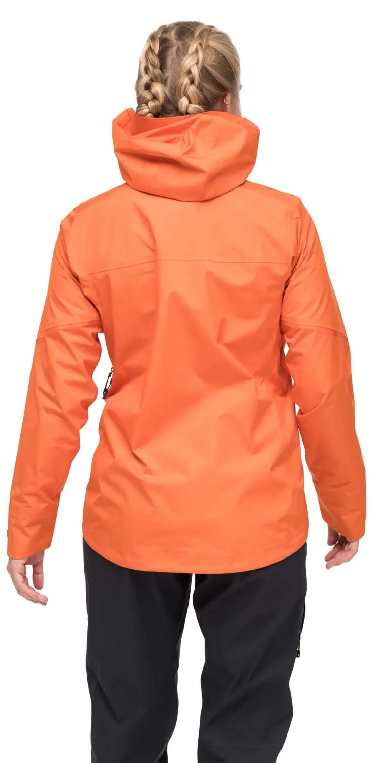 Bergans Women's Rabot Light 3L Shell Jacket Alert Orange | Buy Bergans Women's Rabot Light 3L Shell Jacket Alert Orang