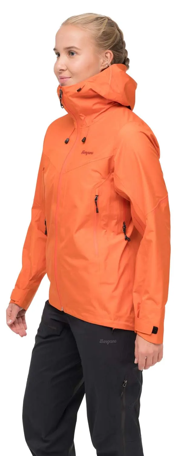 Bergans Women's Rabot Light 3L Shell Jacket Alert Orange | Buy Bergans Women's Rabot Light 3L Shell Jacket Alert Orang