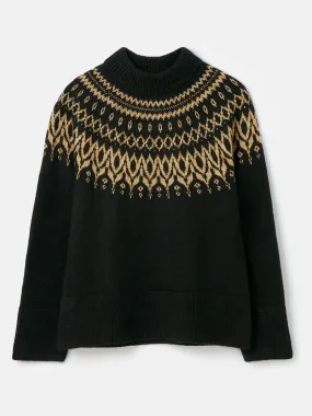 Black Fair Isle Jumper