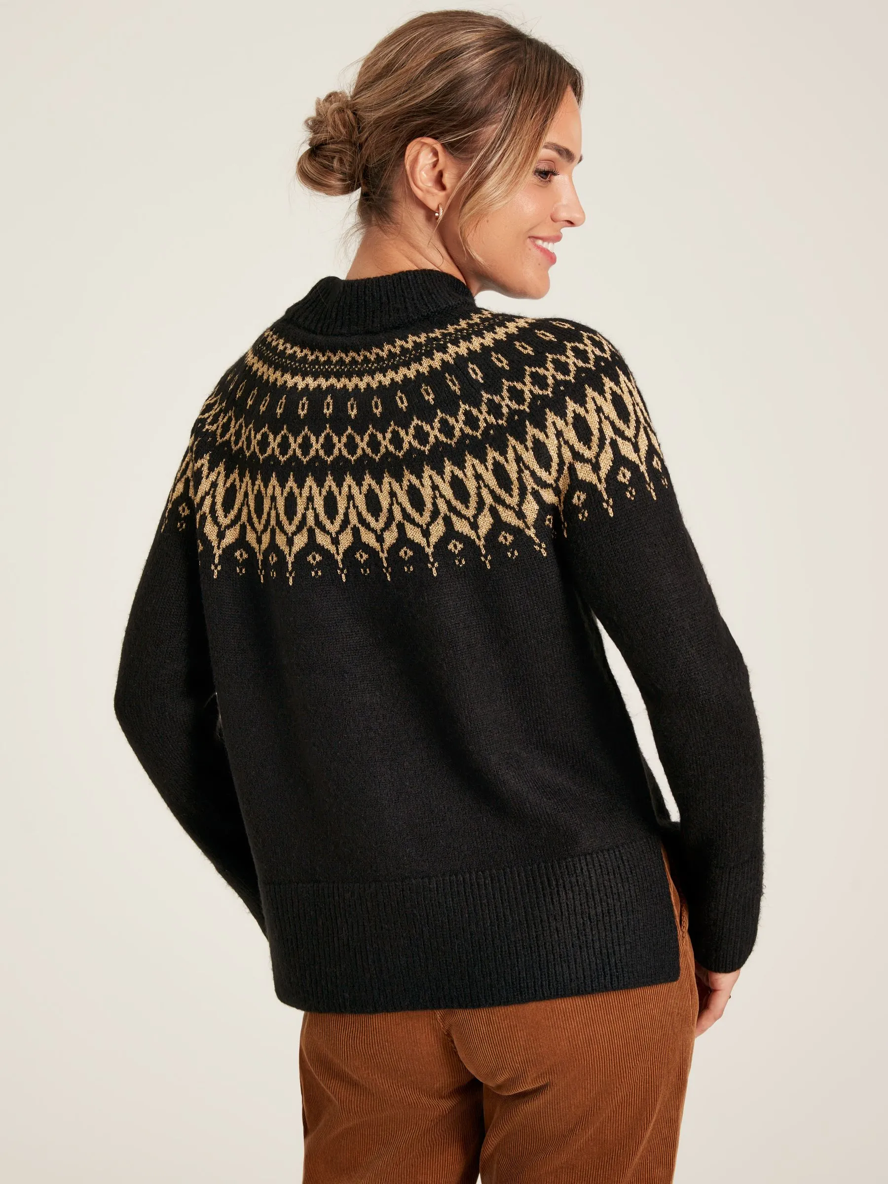 Black Fair Isle Jumper