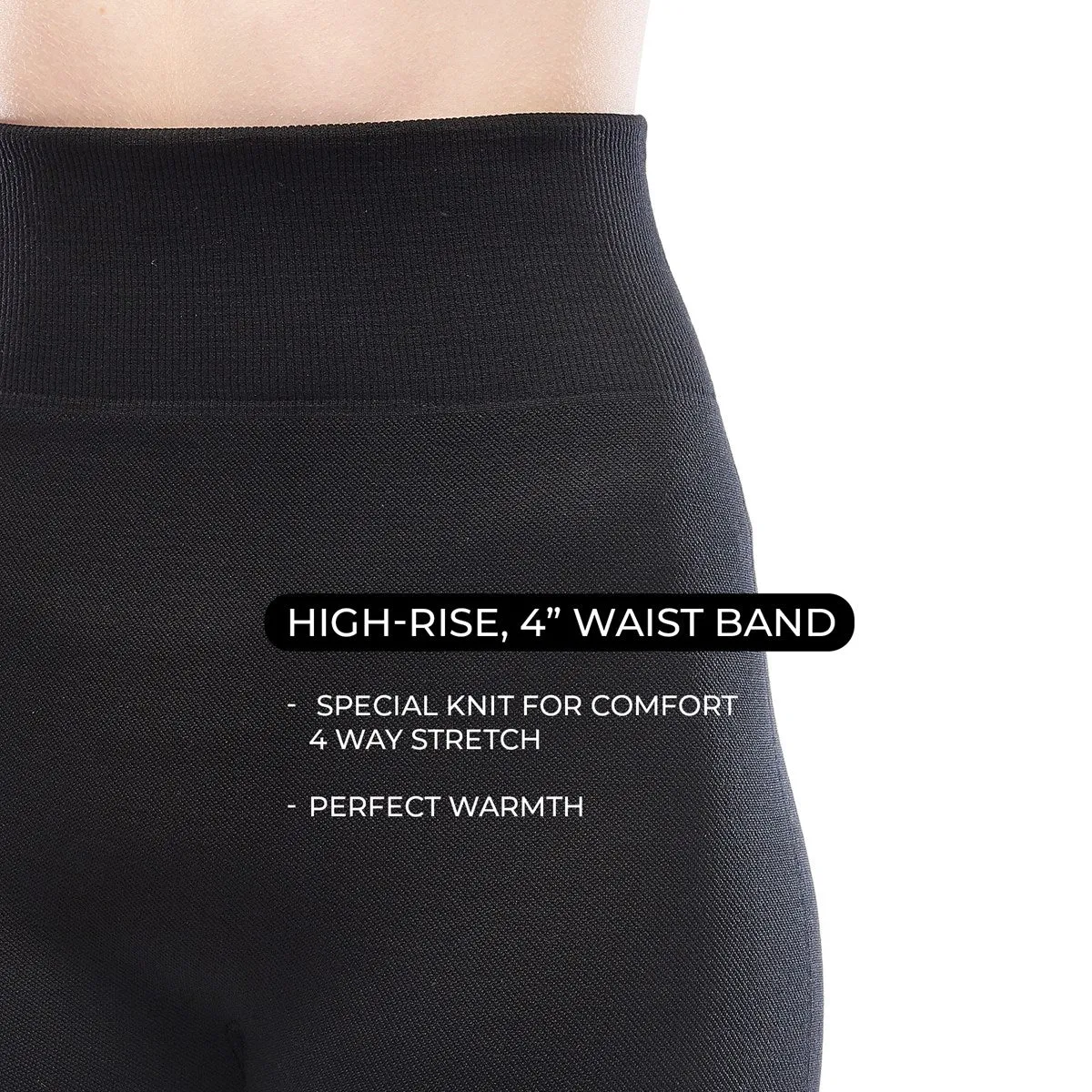 Black Fleece Leggings