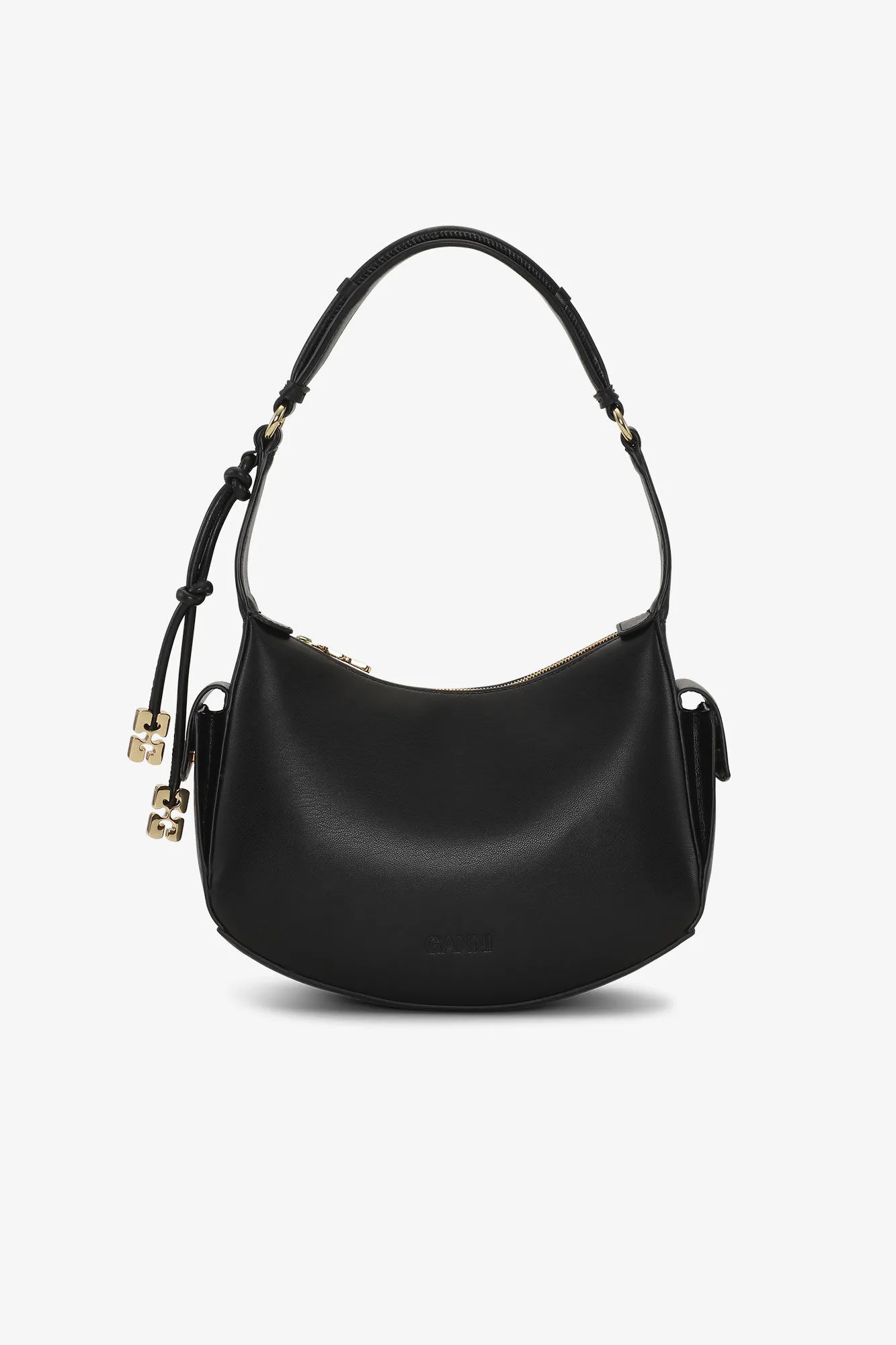 Black GANNI Swing Shoulder Bag