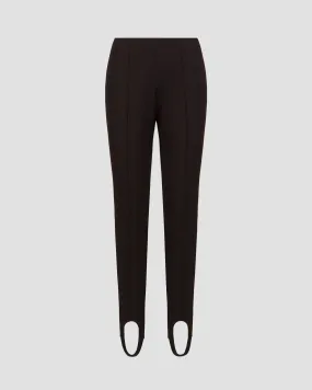 Black women's stirrup trousers BOGNER Elaine 11717985-26